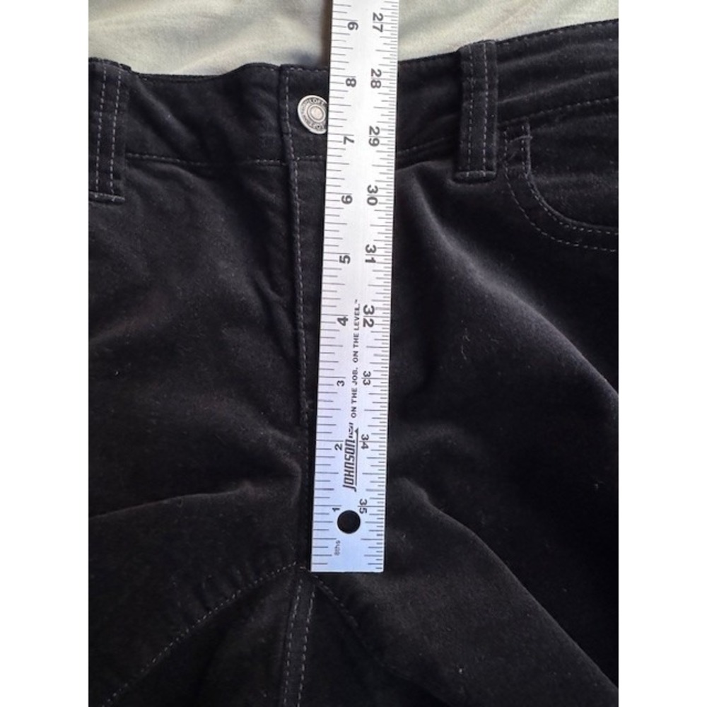 LOFT Black Corduroy Modern Straight Pants Women's Size 6‎ Petite - Picture 8 of 10